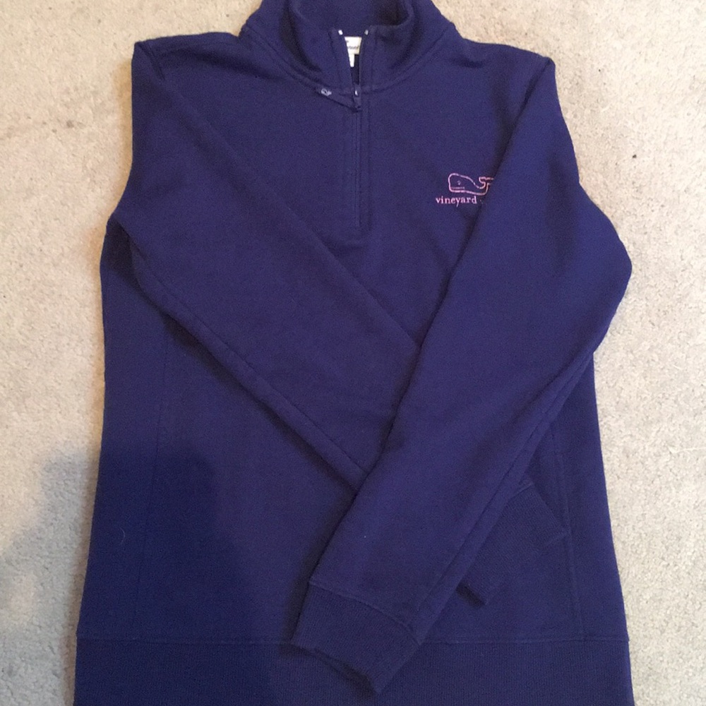 Navy blue Vineyard Vines Zip up